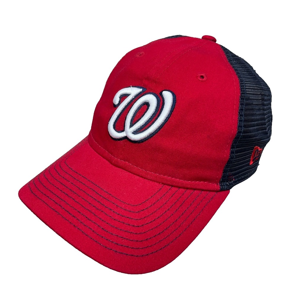 Washington Nationals Hat Cap Snapback New Era Twenty Mesh Trucker Dad MLB Mens